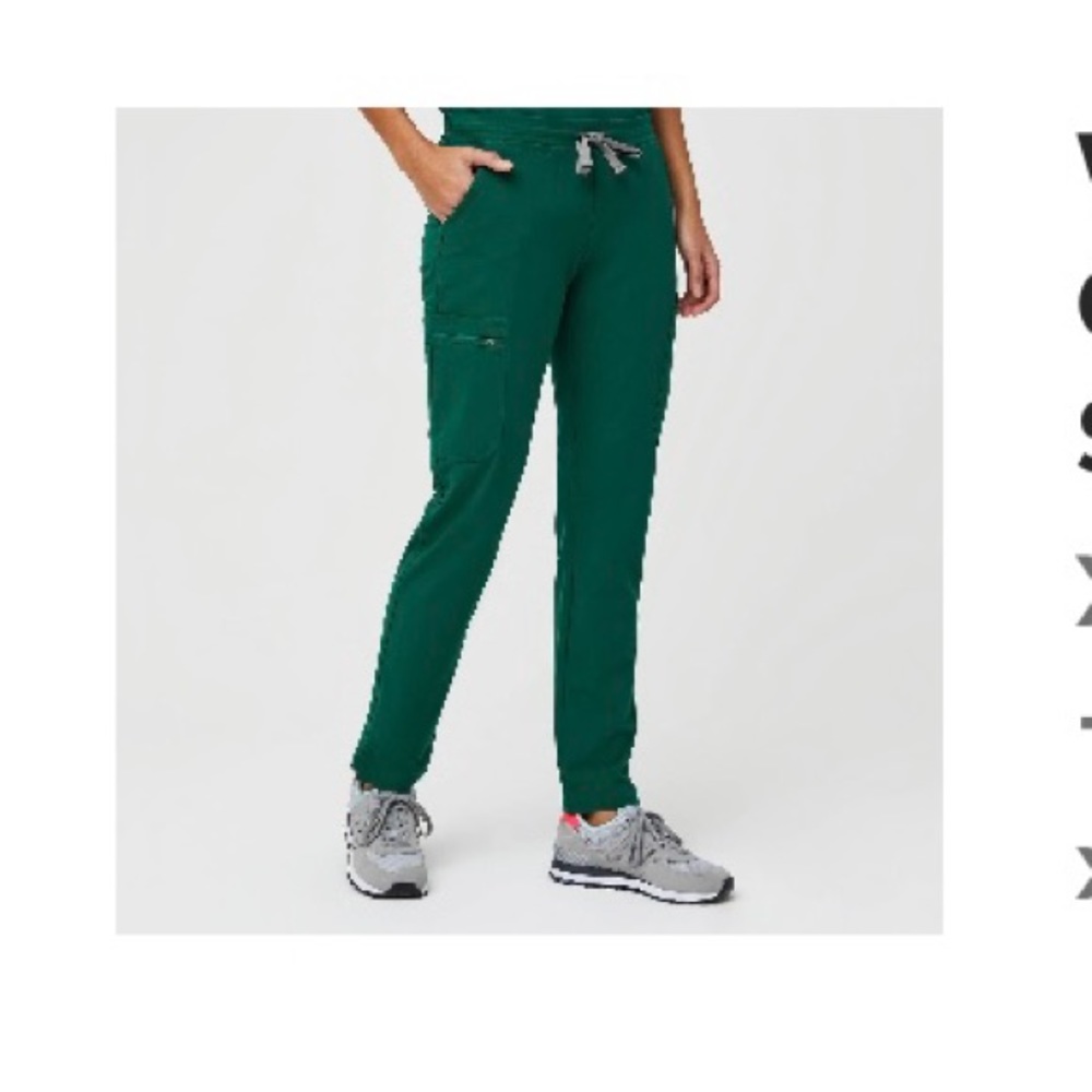 Figs Women's Hunter Green Yola™ - Skinny Scrub Pants Xs
